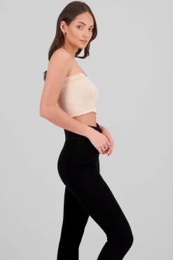 Shasa Plain Strapless Top