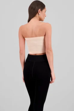 Shasa Plain Strapless Top