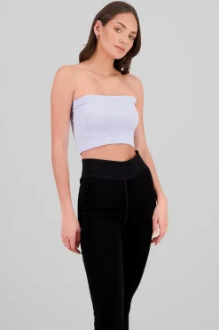 Shasa Plain Strapless Top