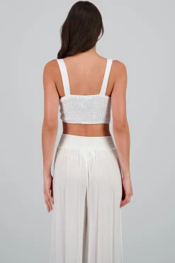 Shasa Pleated Corset Top