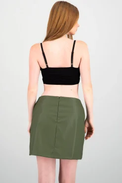 Shasa Pleated Mesh Top