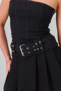 Shasa Pleated Mini Dress