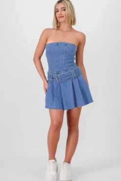 Shasa Pleated Mini Dress