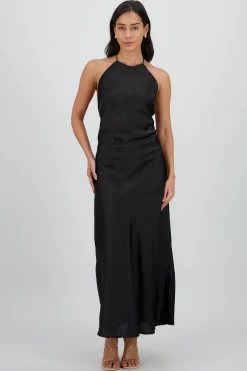 Shasa Pleated Mini Dress with Straps