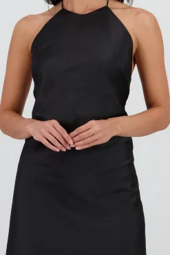 Shasa Pleated Mini Dress with Straps