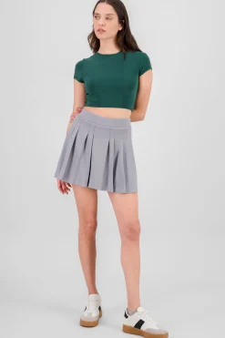 Shasa Pleated Mini Skirt