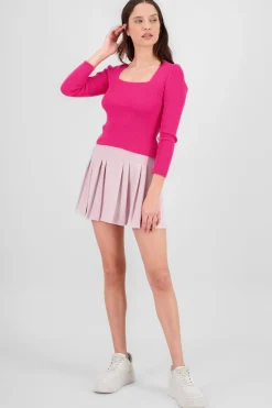 Shasa Pleated Mini Skirt