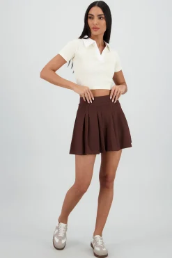 Shasa Pleated Mini Skirt