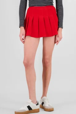 Shasa Pleated Mini Skirt