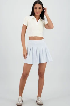Shasa Pleated Mini Skirt