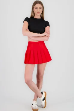 Shasa Pleated mini skirt