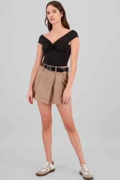 Shasa Pleated Mini Skirt