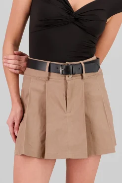 Shasa Pleated Mini Skirt
