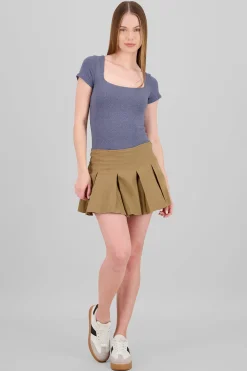 Shasa Pleated mini skirt