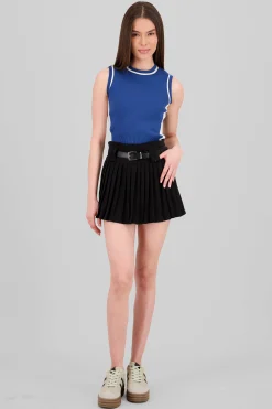 Shasa Pleated Mini Skirt