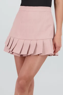 Shasa Pleated Mini Skirt