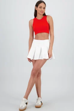 Shasa Pleated mini skirt