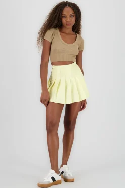 Shasa Pleated mini skirt