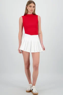 Shasa Pleated Mini Skirt