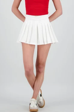 Shasa Pleated Mini Skirt