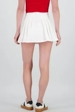 Shasa Pleated Mini Skirt