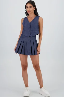 Shasa Pleated Mini Skirt