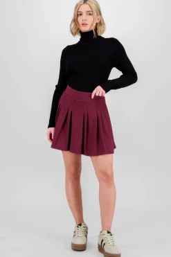 Shasa Pleated Mini Skirt