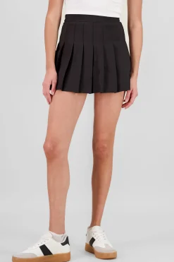 Shasa Pleated Mini Skirt with Shorts