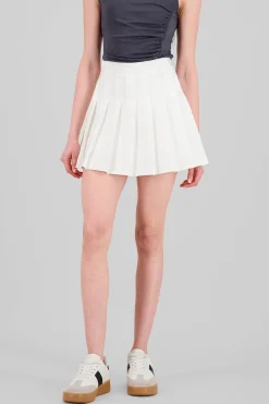 Shasa Pleated Mini Skirt with Shorts