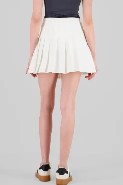 Shasa Pleated Mini Skirt with Shorts