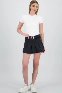 Shasa Pleated Skirt with Belt