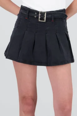 Shasa Pleated Skirt with Belt