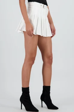 Shasa Pleated Skirt with Belt