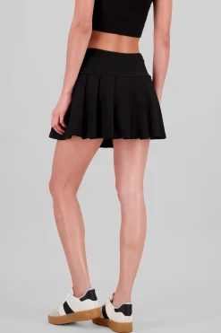 Shasa Pleated Skirt with Belts