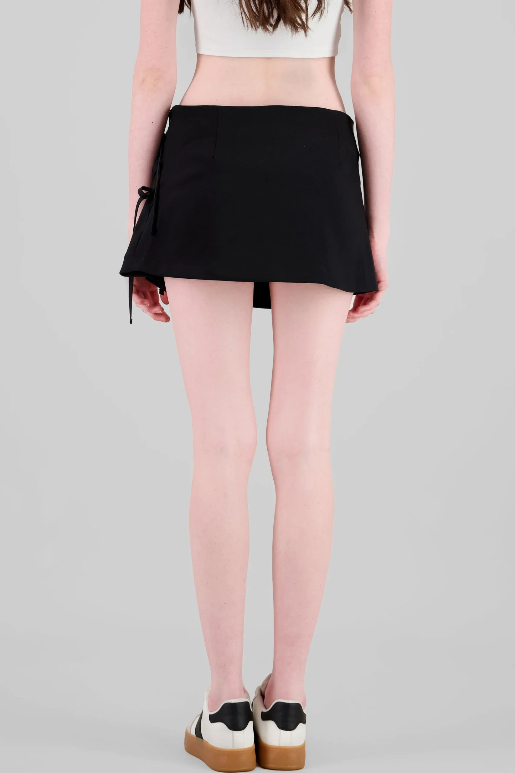 Shasa Pleated Skirt with Bows