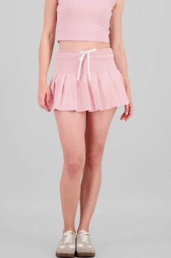 Shasa Pleated Skirt with Drawstring
