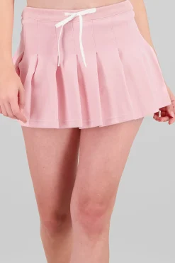 Shasa Pleated Skirt with Drawstring