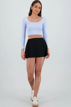 Shasa Pleated Skort Detail