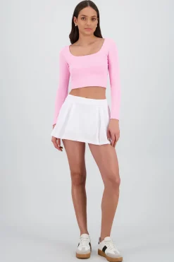 Shasa Pleated Skort Detail