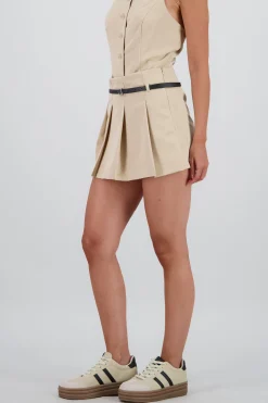 Shasa Pleated Skort with Belt