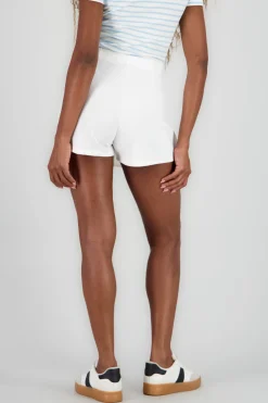 Shasa Pleated Skort with Buttons