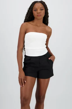 Shasa Pleated Tube Top