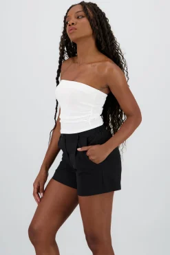 Shasa Pleated Tube Top