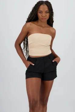 Shasa Pleated Tube Top