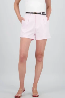 Shasa Pleats Shorts with Belt