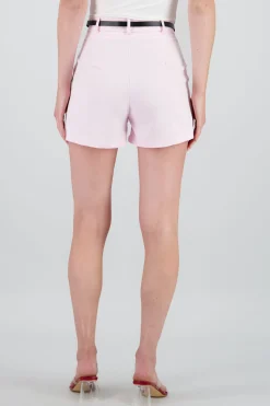 Shasa Pleats Shorts with Belt