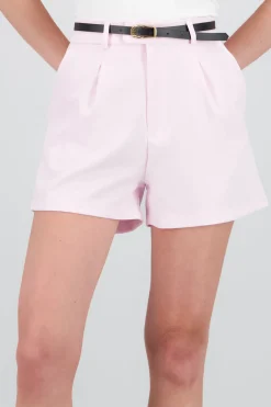 Shasa Pleats Shorts with Belt