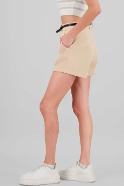 Shasa Pleats Shorts with Belt