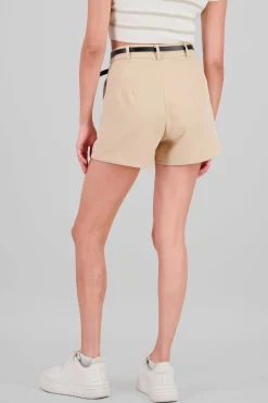 Shasa Pleats Shorts with Belt