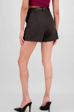 Shasa Pleats Shorts with Belt
